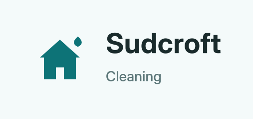 Sample logo for a fictional cleaning start-up, Sudcroft Cleaning
