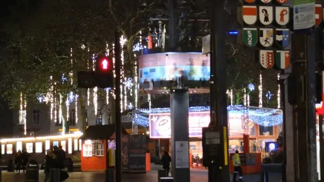 Enjoy the magical Christmas lights in Central London's bustling streets.